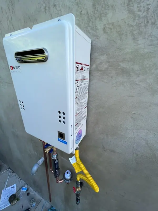 Tankless water heater installation for Country Squire Acres homes