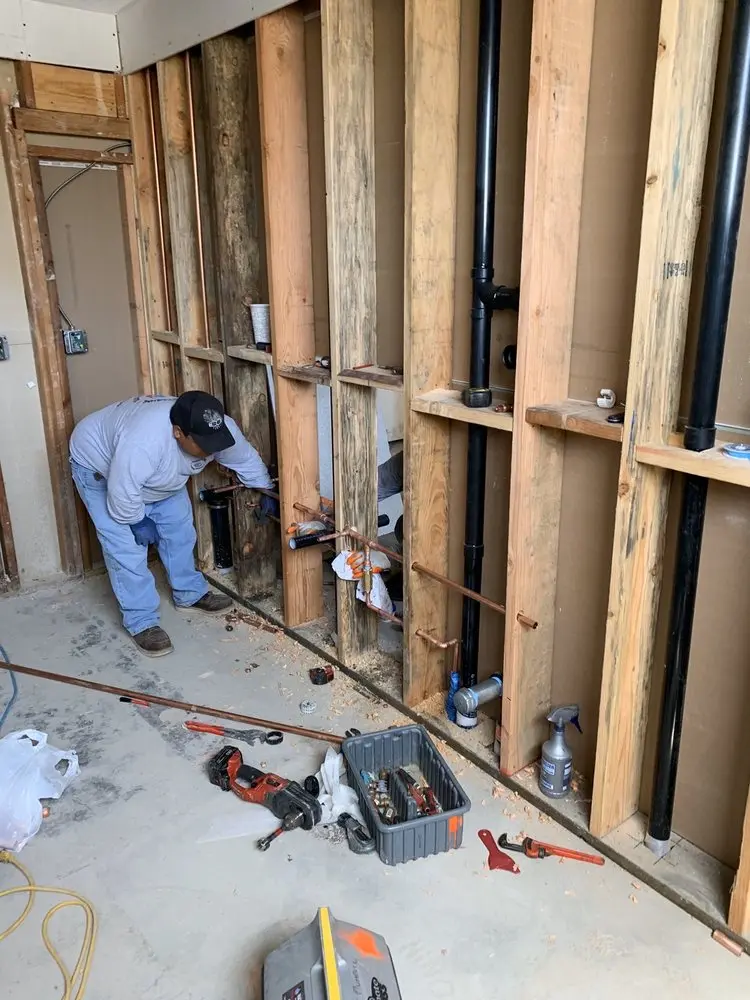 Commercial rough-in plumbing for Gas Line Repair in Country Squire Acres